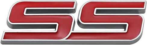 1 قطعة الباب الأمامي SS شعار 3D شارة معدنية ملصق الشارات استبدال ل 06-10 Chevr-olet 15211285 (أبيض) in Kuwait