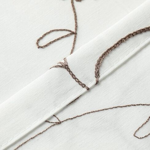 VOGOL Tie Up Drapes & Curtains, Blue Floral Pattern Light Filtering Privacy Balloon Shades for Bedroom, 1 Piece Adjustable Solid Window Treatment with Rod Pocket Design, 45 x 63 in Kuwait