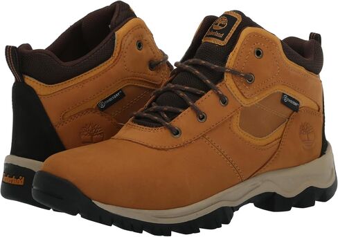 حذاء Mt Maddsen للأولاد من Timberland مصنوع من الجلد المتوسط ​​المقاوم للماء للمشي لمسافات طويلة in Saudi Arabia