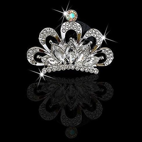 NTRR Crystal Crown Car Clip, Crown Diamond Car Air Conditioning Outlet Clip Rhinestone Car Interior Decoration Bling Car Accessories for Women in Saudi Arabia
