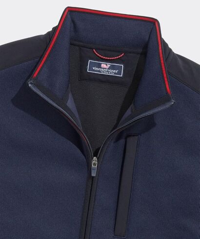 vineyard vines Men's Mountain Sweater Fleece Vest in Saudi Arabia