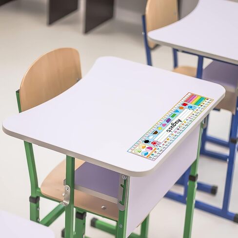 40 قطعة من لوحات الأسماء المخطوطة التقليدية للمكاتب ذات جودة عالية من مادة PVC علامات أسماء ذاتية اللصق لطلاب رياض الأطفال الابتدائية in Kuwait