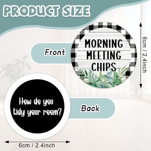 100Pcs Morning Meeting Chips Classroom Questions Ideas Cards for Students Conversation Starter Cards Morning Meeting Classroom Set for Teacher Must Haves Supplies Icebreaker Activity in Saudi Arabia