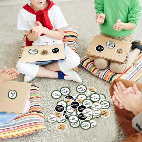 100Pcs Morning Meeting Chips Classroom Questions Ideas Cards for Students Conversation Starter Cards Morning Meeting Classroom Set for Teacher Must Haves Supplies Icebreaker Activity in Saudi Arabia