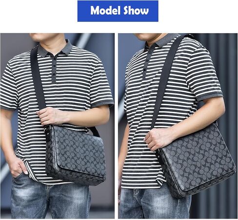 Men's Shoulder Bag Leather Waterproof Anti-Scratch Crossbody Bag for Men Men's Bag Mssenger Bags in Saudi Arabia