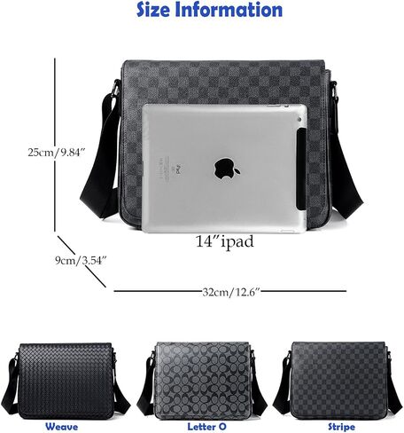 Men's Shoulder Bag Leather Waterproof Anti-Scratch Crossbody Bag for Men Men's Bag Mssenger Bags in Saudi Arabia