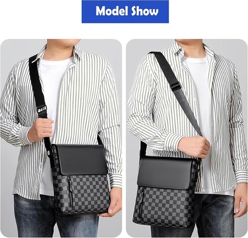 Men's Shoulder Bag Leather Waterproof Anti-Scratch Crossbody Bag for Men Men's Bag Mssenger Bags in Saudi Arabia