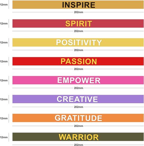 Silicone Wristbands Rubber Band Bracelets - Fun Motivational Wristbands for Kids and Adults in Saudi Arabia