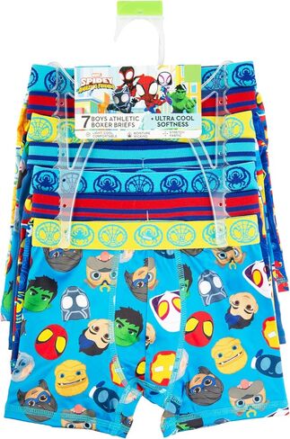 Spiderman Boys' Toddler Superhero Friends Exclusive Underwear with Iron Man, Hulk & More 2/3t & 4t in Saudi Arabia