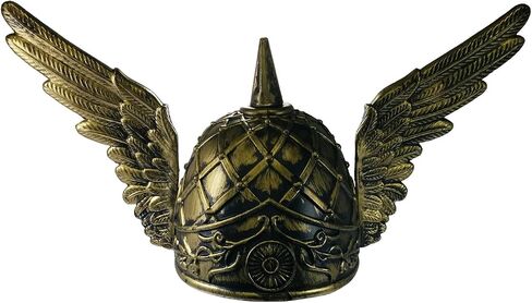 Nicky Bigs Novelties Adult Medieval Viking Helmet with Horns - Plastic Norse Barbarian Warrior Hat in Saudi Arabia
