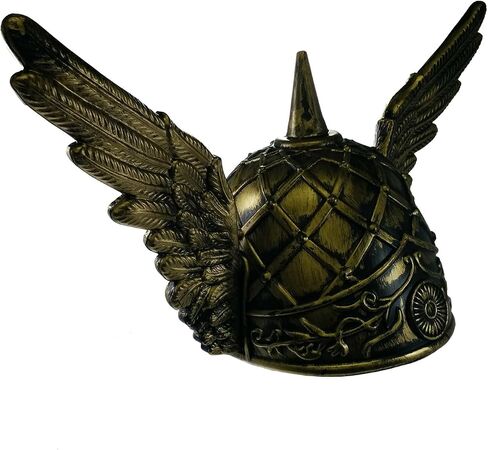 Nicky Bigs Novelties Adult Medieval Viking Helmet with Horns - Plastic Norse Barbarian Warrior Hat in Saudi Arabia