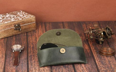 Sunglasses Cover, Leather Sunglasses Case, Eye Glasses Cover, Sunglasses Holder, Reading Glasses Cover and Case in Saudi Arabia