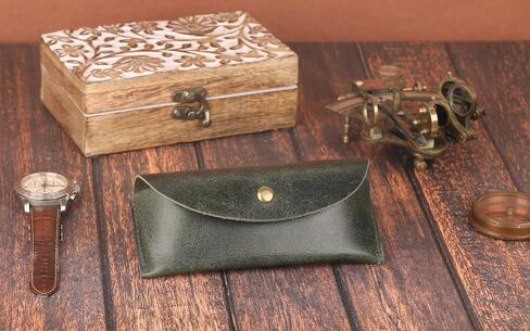 Sunglasses Cover, Leather Sunglasses Case, Eye Glasses Cover, Sunglasses Holder, Reading Glasses Cover and Case in Saudi Arabia