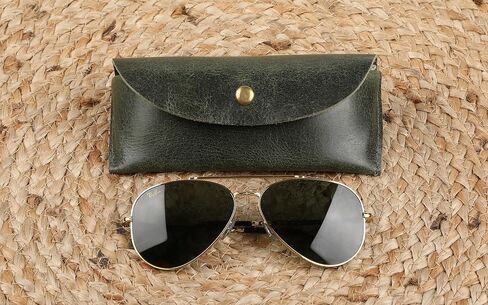 Sunglasses Cover, Leather Sunglasses Case, Eye Glasses Cover, Sunglasses Holder, Reading Glasses Cover and Case in Saudi Arabia