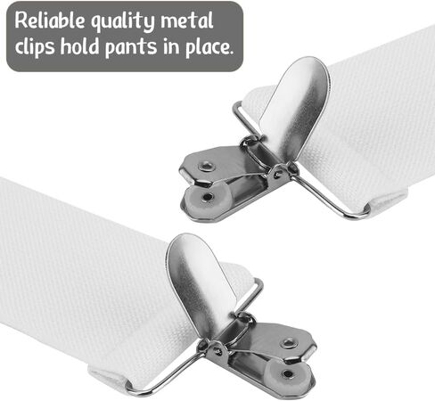 Suspenders for Men Women, 2 Inch Suspenders for Men Heavy Duty, Wide X-Back Adjustable Elastic Suspenders for Work in Saudi Arabia