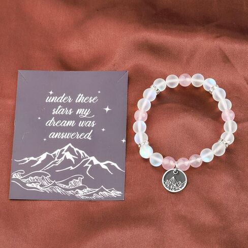 AKTAP Night Court Acotar Jewelry Sarah J Maas Fan هدية تحت هذه النجوم، حلمي لم يتم الرد عليه سوار (سوار المحكمة الليلية) in Kuwait