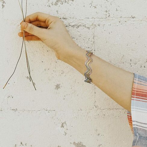 سوار مكدس ملون، ذهبي وفضي وذهبي وردي - قطر ثابت، نمط متعدد الاستخدامات، مادة متينة، هدية عصرية in Kuwait