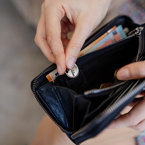 BERLINER BAGS Premium Genuine Leather Wallet Lyon, RFID Blocking Credit Card Holder, Clutch Purses for Women, Zip Around Wallet for 15 Cards and ID window, Bills, Coins - Black in Kuwait