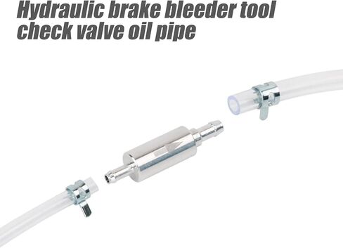 Brake Bleeder Hose, Hydraulic Bleeding Hose Brake Fluid Bleeder Tool with One Way Check Valve for Motorcycle Clutch in Saudi Arabia