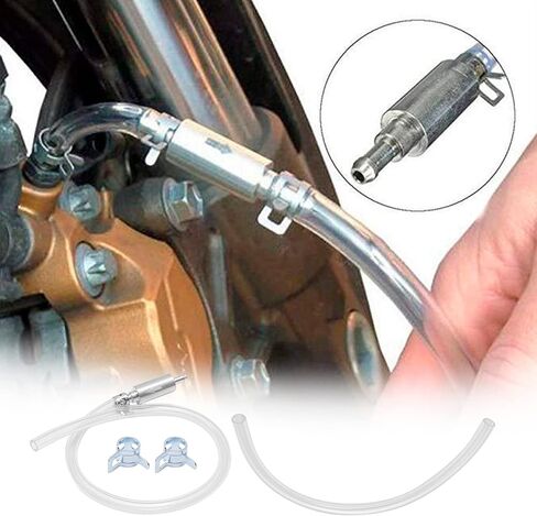 Brake Bleeder Hose, Hydraulic Bleeding Hose Brake Fluid Bleeder Tool with One Way Check Valve for Motorcycle Clutch in Saudi Arabia