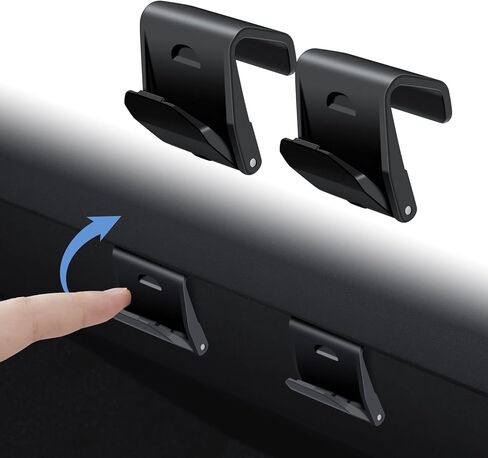 مخصص صالح لخطافات صندوق القفازات 2024 تسلا نموذج 3 صندوق القفازات المرتفعات المنظم حقيبة حامل تخزين شماعات كليب ABS المواد المرتفعات الملحقات الأسود 2 قطعة in Kuwait