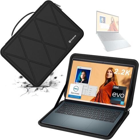 حافظة حماية صلبة من مادة EVA من Smatree متوافقة مع أجهزة الكمبيوتر المحمول DELL Inspiron 14 Plus/Inspiron 14 2 في 1 / New Inspiron 14 2 في 1 / New Inspiron 14 مقاس 14 بوصة، لحقيبة الكمبيوتر المحمول Dell Latitude 5430 الصلبة (X8250) in Saudi Arabia