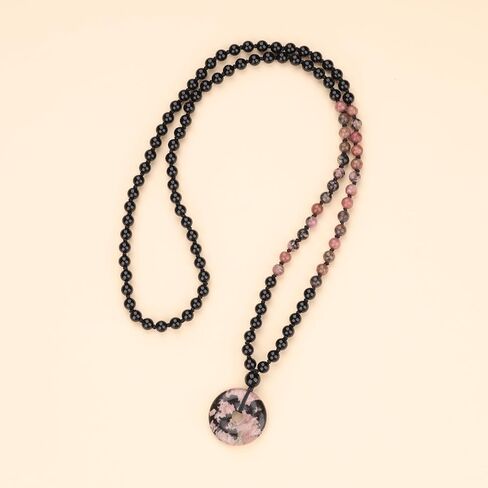 COAI Donut Pendant 108 Beads Mala Necklace in Kuwait