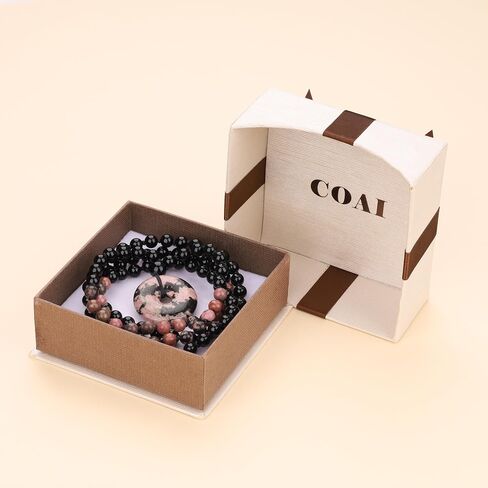 COAI Donut Pendant 108 Beads Mala Necklace in Kuwait