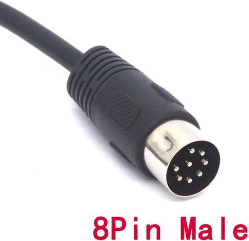 Long 8 PIN DIN Cable Male to Male MIDI Extension Cord for Bang and Olufsen B&O PowerLink mk 2 BeoLab (3 Meter) in Kuwait