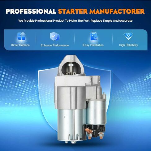 Starter Compatible with Chevrolet Equinox Torrent 2007-2009 Malibu 2006-2010 Pontiac G6 2006-2009 Saturn Aura 2007-2008 VUE 2008-2009 410-12352 8000064 89017755 in Saudi Arabia