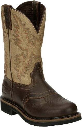 حذاء Justin الرجالي Superintendent Western Boot بمقدمة مستديرة - Se4660 in Saudi Arabia