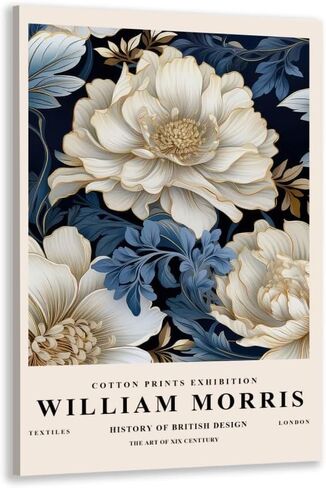 CZWorvexis William Morris Poster William Morris Wall Art Daisy Print William Morris Prints Exhibition Print Posters Vintage Wall Art Poster for Living Room Bedroom 8x12inch Unframed, style-6 in Saudi Arabia