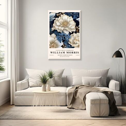 CZWorvexis William Morris Poster William Morris Wall Art Daisy Print William Morris Prints Exhibition Print Posters Vintage Wall Art Poster for Living Room Bedroom 8x12inch Unframed, style-6 in Saudi Arabia