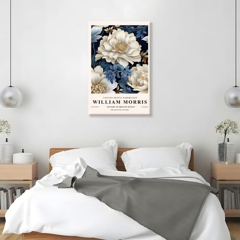 CZWorvexis William Morris Poster William Morris Wall Art Daisy Print William Morris Prints Exhibition Print Posters Vintage Wall Art Poster for Living Room Bedroom 8x12inch Unframed, style-6 in Saudi Arabia