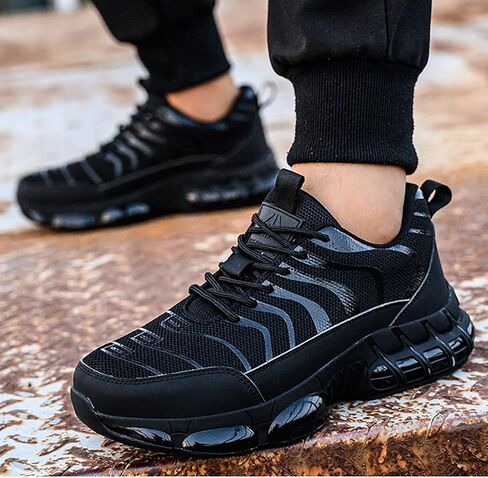 Work Safety Shoes for Men and Women, Lightweight Soft Sneakers，Industrial and Construction Steel Toe Shoes in Saudi Arabia