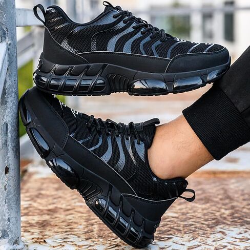 Work Safety Shoes for Men and Women, Lightweight Soft Sneakers，Industrial and Construction Steel Toe Shoes in Saudi Arabia