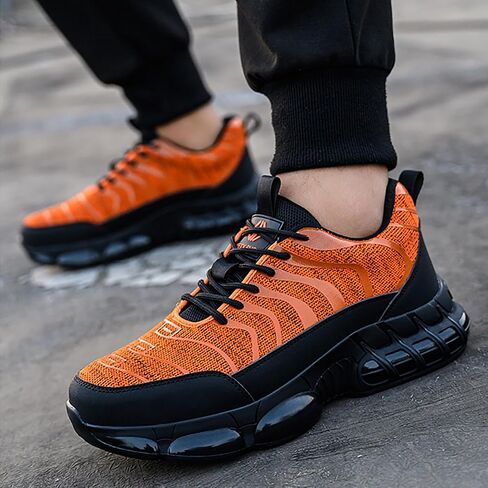 Work Safety Shoes for Men and Women, Lightweight Soft Sneakers，Industrial and Construction Steel Toe Shoes in Saudi Arabia
