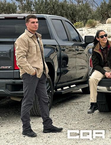 CQR Men's Vent Stretch Pants, Quick Dry Lightweight Casual Cargo Pants, Water Resistant Straight-Fit Utility Work Pants in Saudi Arabia