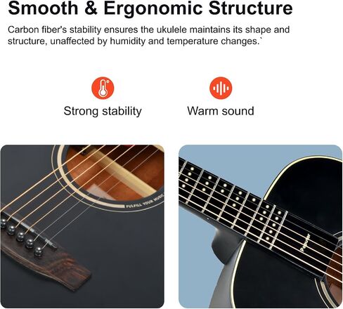 Smart Acoustic Electric Guitar with Lights, Smart Tuner, Music Recognition, Online Lesson, 36'' Travel Acustica Guitarra Guitar Starter Kit of Stand, Gig Bag, Strap, Strings (T2 Black) in Saudi Arabia