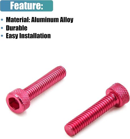 uxcell 20pcs Silver Tone M6 x 30mm Motorcycle Car Hexagon Socket Fastener Bolts Screws in Saudi Arabia