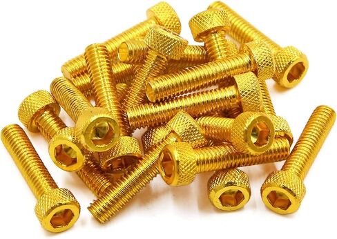 uxcell 20pcs Silver Tone M6 x 30mm Motorcycle Car Hexagon Socket Fastener Bolts Screws in Saudi Arabia