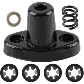 Sun Visor Repair Bracket Kit New Black Aluminum 924-531 Fit for Jeep TJ Wrangler 1997-2002