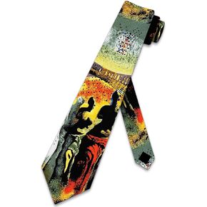 Salvador Dali tie Hallucinogenic tie mens necktie