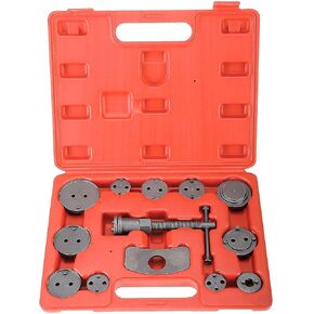 KUNTEC 13Pcs Professional Disc Brake Caliper Compressor Wind Back Rewind Tool Set Fits Most Vehicles