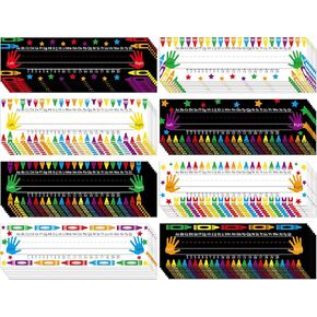 72pcs Bee Flat Name Plates with Alphabet Number Classroom Multi Purpose Name Tags Labels Self Adhesive Nameplates Decorations for Kids School Students Bulletin Board Offices Home Supplies Favors