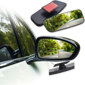 2 Pack Blind Spot Mirror,Side Mirror Blindspot Rearview Mirror Accessories Car Accessories,Stick on Design Adjustable for Cars,SUVs,Trucks