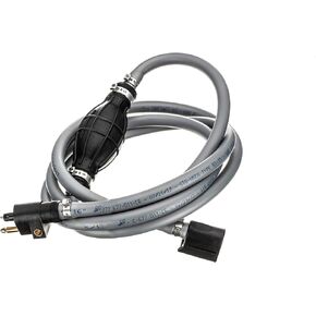 Quicksilver 8M0061885 Fuel Line Assembly - 8 Feet Long with Primer Bulb