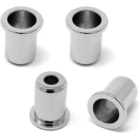 Chrome String Through Body Ferrules for Electric Bass Guitar (Set of 4) SF180-CHR