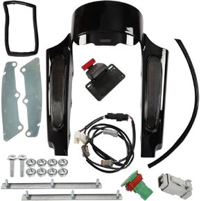 Motorcycle Rear Fender Fascia with Light Rear Fender Light Kit Replacement for Road King 2009-2013 in Saudi Arabia