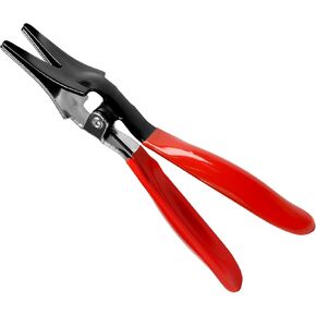 Automobile Hose Remover Pliers, Auto Fuel and Vacuum Line Tube Hose Remover, Separator Pliers Pipe Repairing Tool，Essential Mechanic Tools with Hose Clamp Pliers